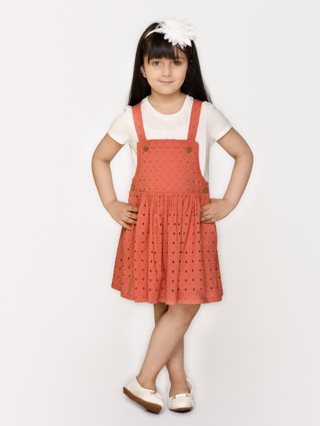 Kid Girl Polka Dot Schifili Dress