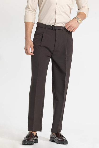 Dark Brown Korean Trousers