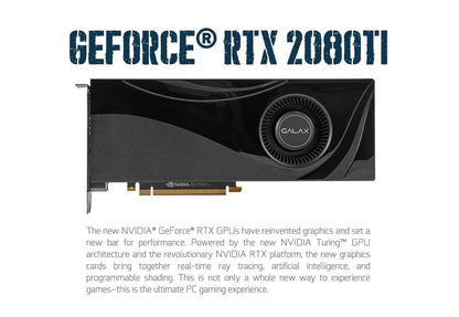 GALAX GeForce RTX 2080 Ti Blower Edition 11GB Nvidia Graphic Card