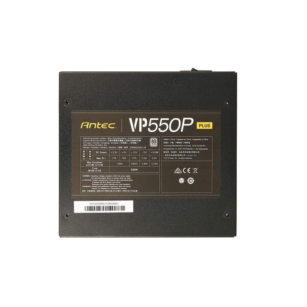 ANTEC VP550P Plus 550W 80+ White Non Modular ATX Power Supply