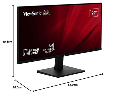 VIEWSONIC VA2932-MHD 29 Inch FHD 75Hz IPS Panel 120%SRGB 4MS AMD Freesync IPS Gaming Monitor