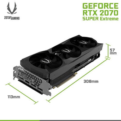 ZOTAC Gaming GeForce RTX 2070 Super AMP Extreme 8GB Nvidia Graphic Card