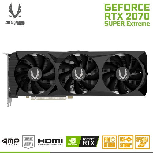 ZOTAC Gaming GeForce RTX 2070 Super AMP Extreme 8GB Nvidia Graphic Card