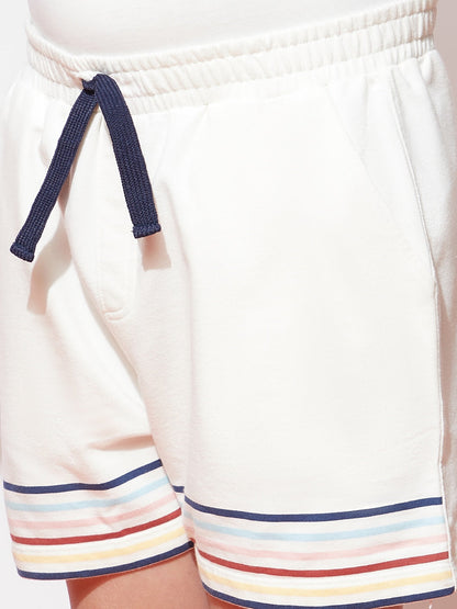 Teen Boys' Collared T-Shirt and Shorts Set