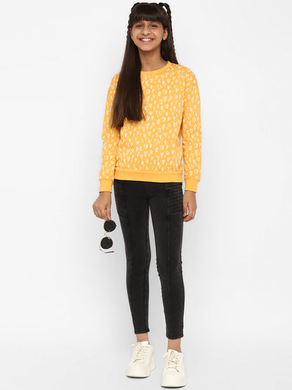 Girls-All-Over-Heart-Printed-Sweatshirt-Yellow