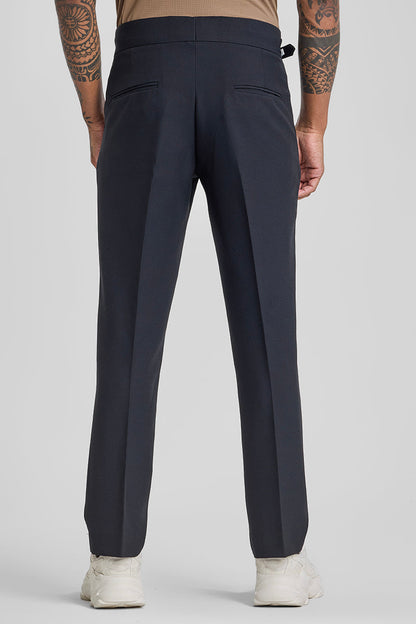 Black Slim Fit Gurkha Trousers