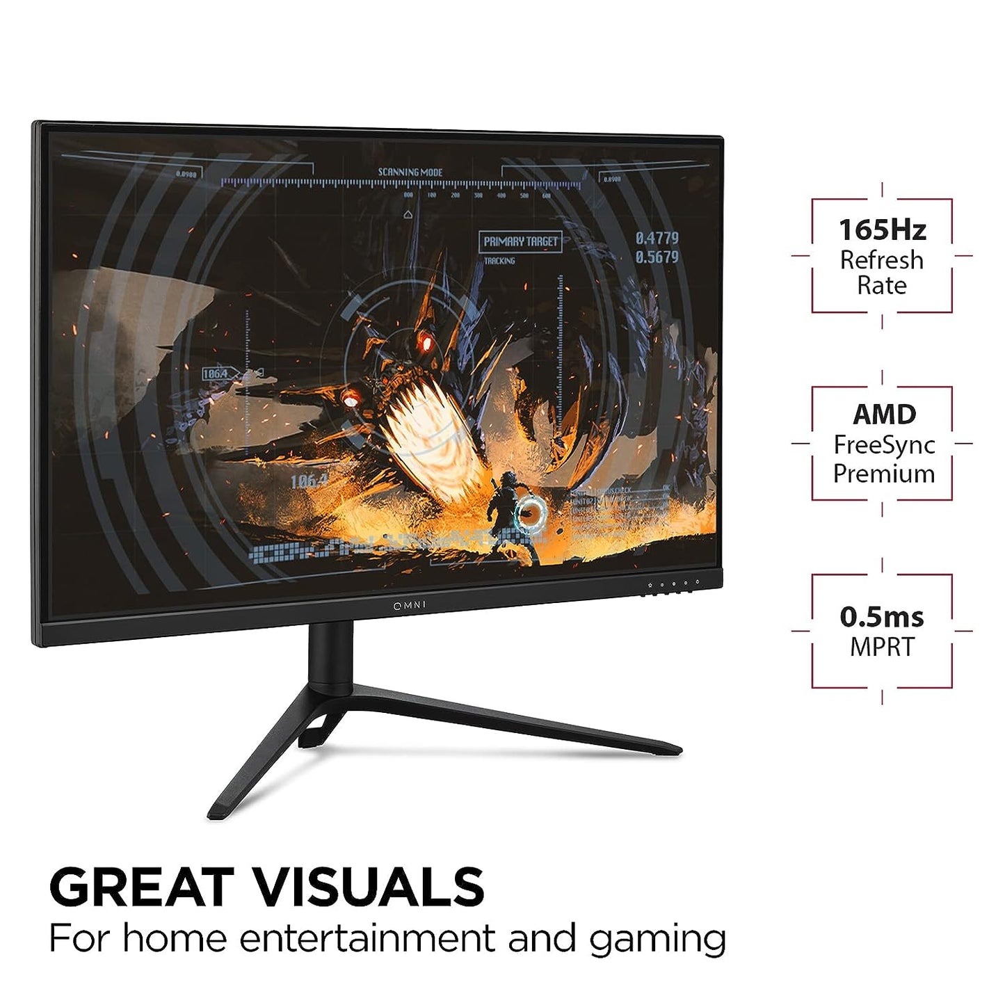 VIEWSONIC VX2728J 27 Inch FHD 180Hz IPS Panel 104%SRGB 0.5MS IPS Gaming Monitor