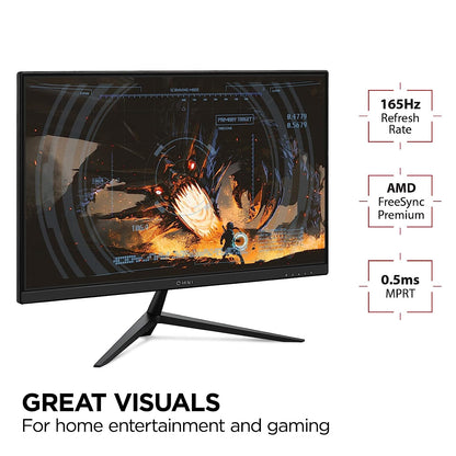 VIEWSONIC VX2428 24 Inch FHD 180Hz IPS Panel 104% SRGB 0.5MS AMD Freesync IPS Gaming Monitor