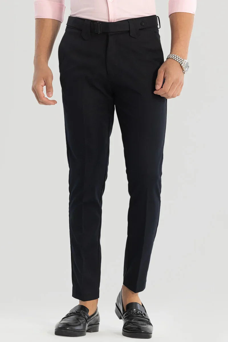 Black Slim Fit Trousers