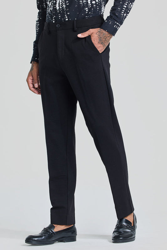 Black Slim Fit Trousers