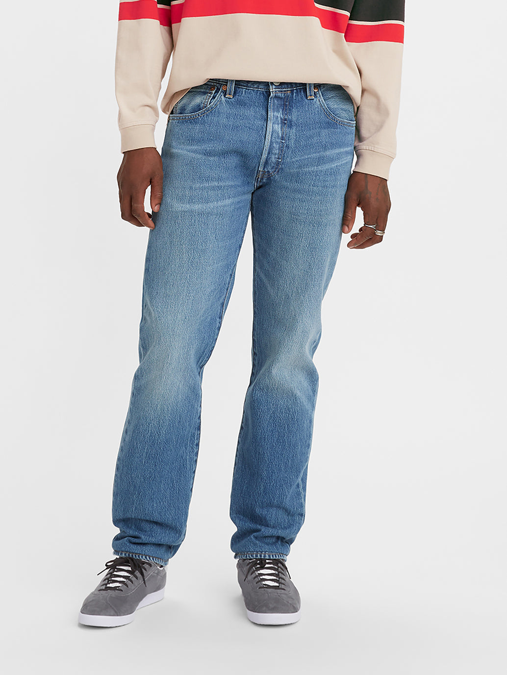 Men's 501 Regular Fit Button Fly Jeans