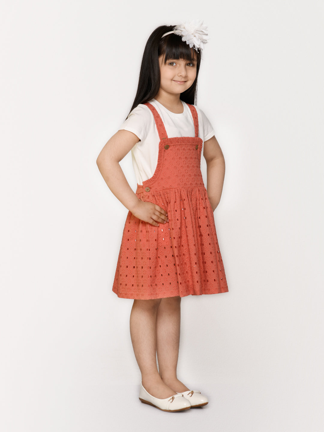 Kid Girl Polka Dot Schifili Dress