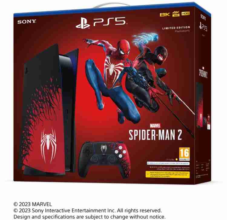 SONY MSM2 Limited Edition Bundle 825 GB with Spider-Man 2