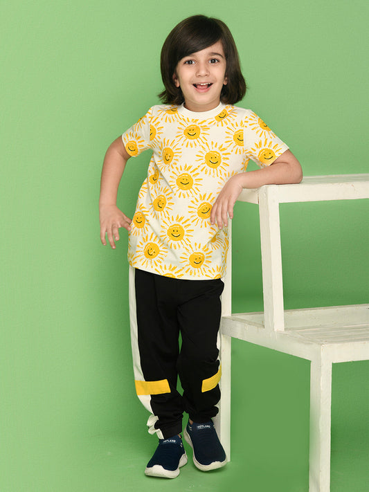 Kid boys Sunny T-Shirt and Joggers Set