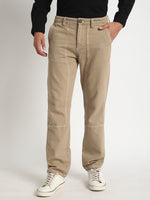 Men Carpenter Style Relaxed fit Colured Denim Trouser