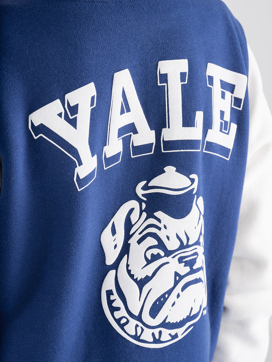 Navy Blue Yale Embroidered Jacket