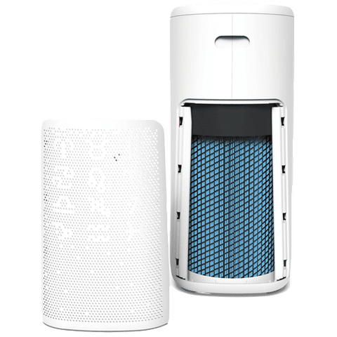 VOLTAS HEPA Filter Technology Air Purifier (Air Quality Indicator, VAP55TWV, White)