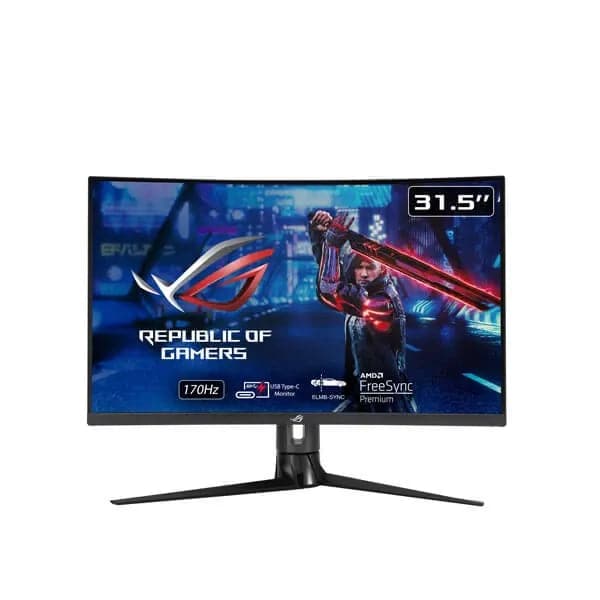 ASUS ROG Strix XG32VC 32 Inch QHD 175Hz VA Panel 125% SRGB NVIDIA Gsync Gaming Monitor