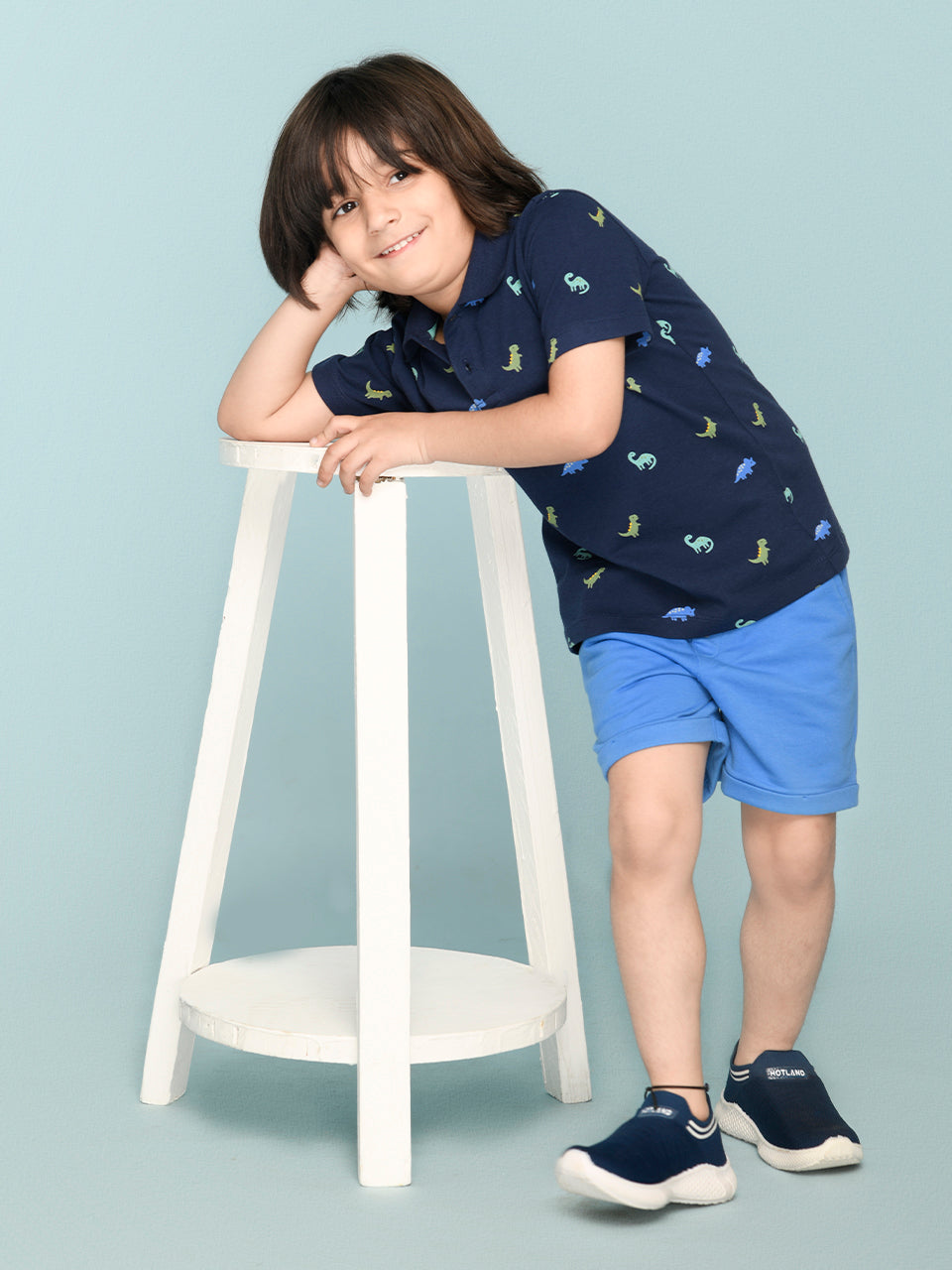 Kid Boy Polo Tee & Shorts Set