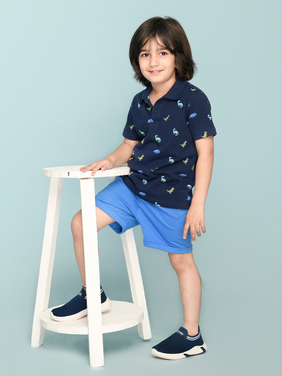 Kid Boy Polo Tee & Shorts Set