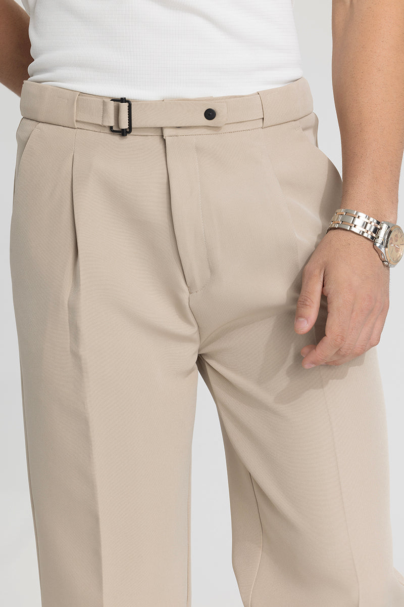 Beige Korean Trousers