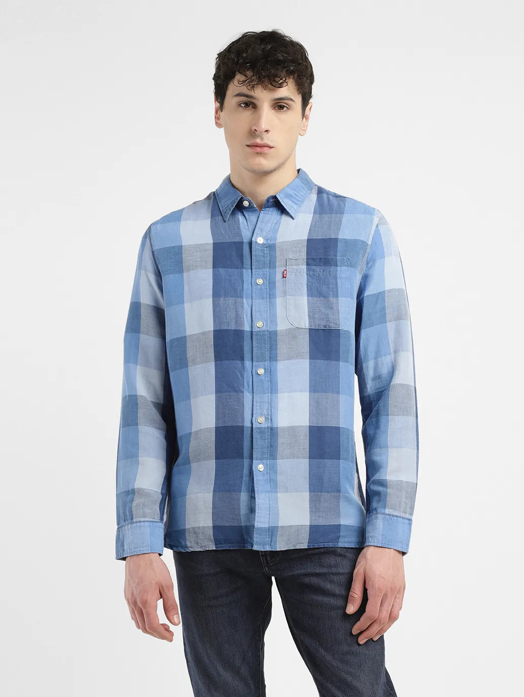 Men's Checkered Slim Fit Shirt