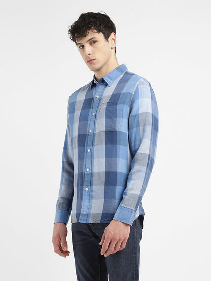 Men's Checkered Slim Fit Shirt