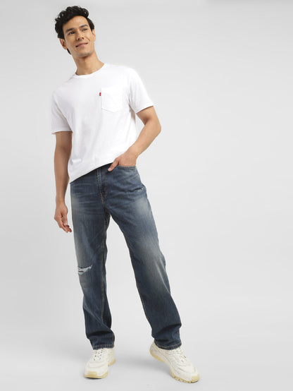 Men's 550 Blue Relaxed Fit Jeans