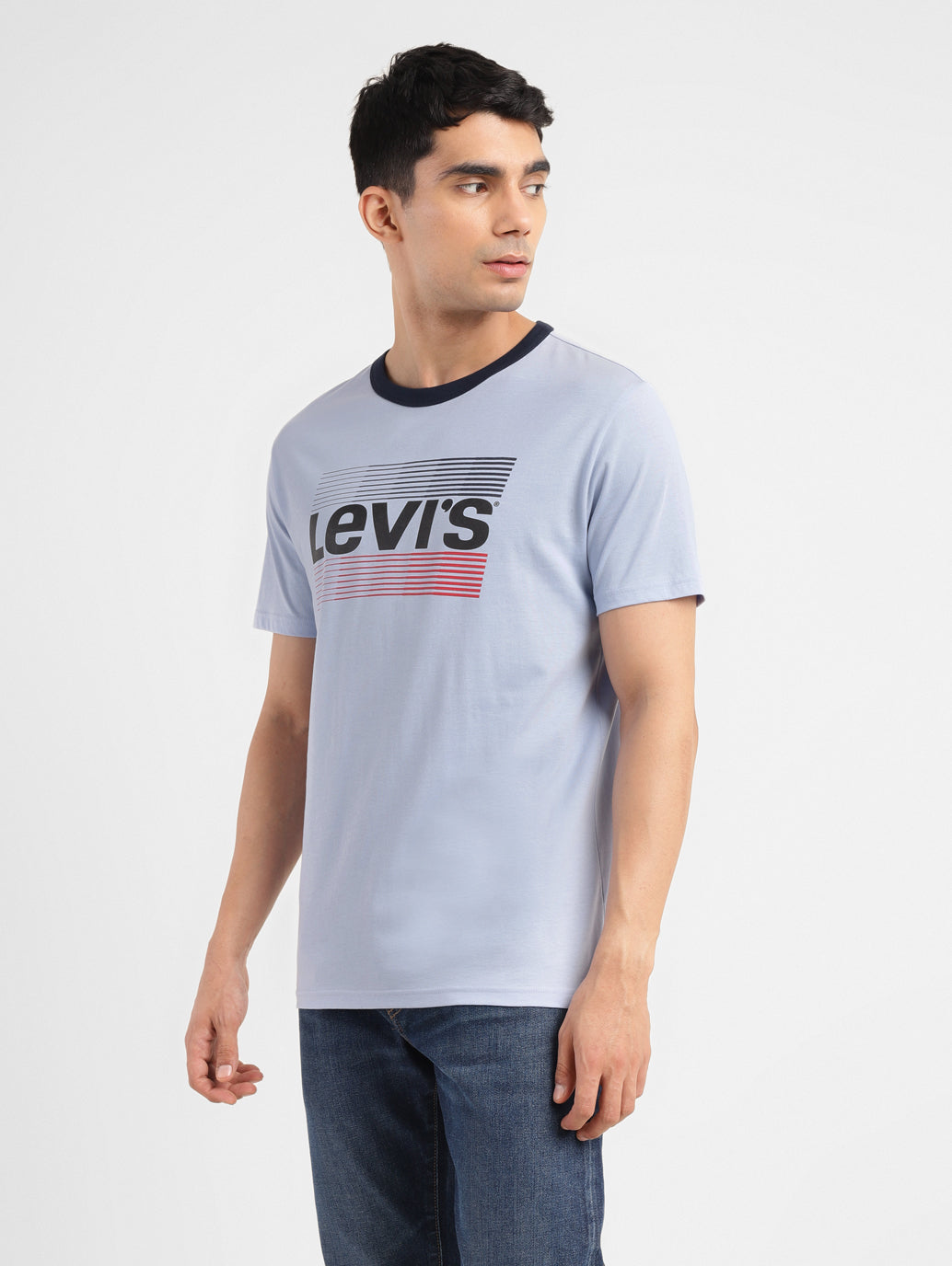 Men's Brand Logo Slim Fit T-shirt