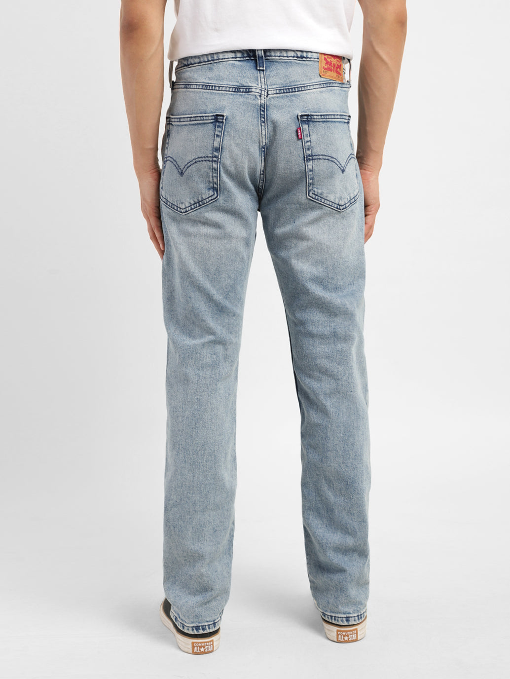 Men's 527 Blue Slim Bootcut Fit Jeans