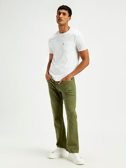 Men's 527 Slim Bootcut Fit Olive Jeans