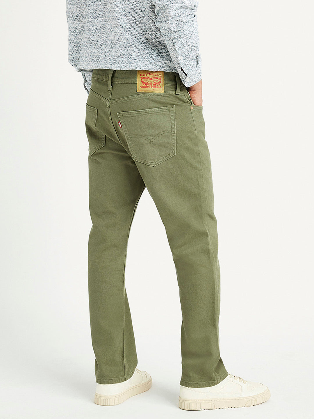 Men's 541 Tapered Fit Olive Jeans