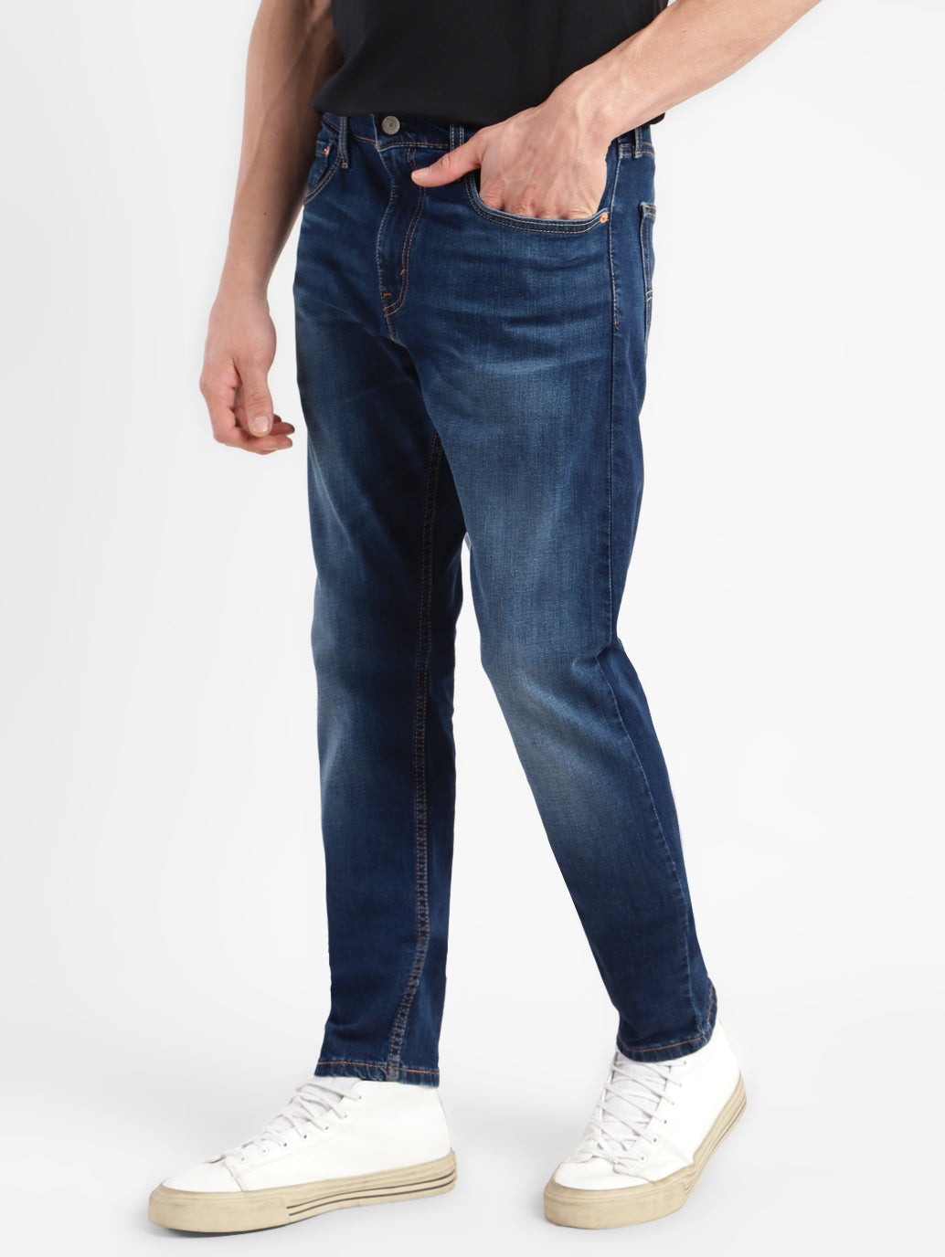 Men's 512 Navy Slim Tapered Fit Jeans