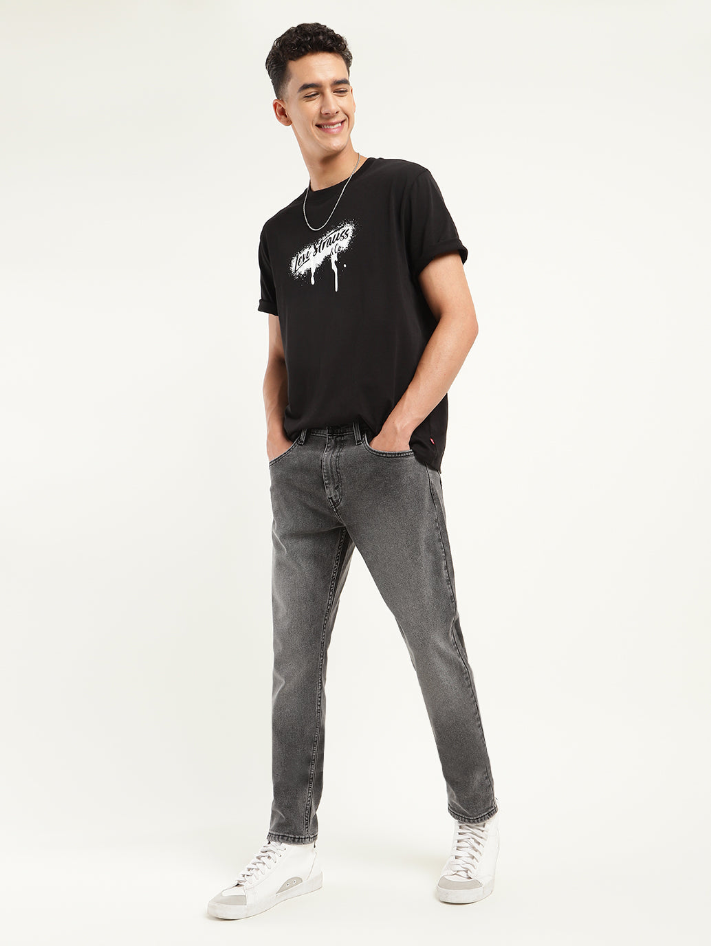 Men's 512 Black Slim Tapered Fit Jeans