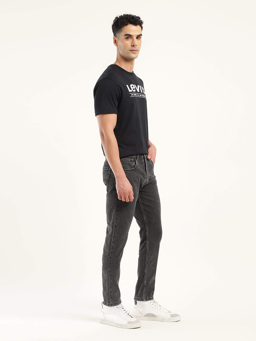 Men's 512 Black Slim Tapered Fit Jeans