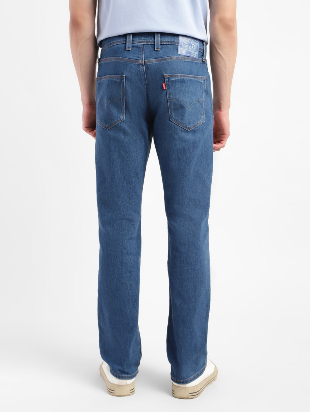 Men's 527 Blue Slim Bootcut Fit Jeans