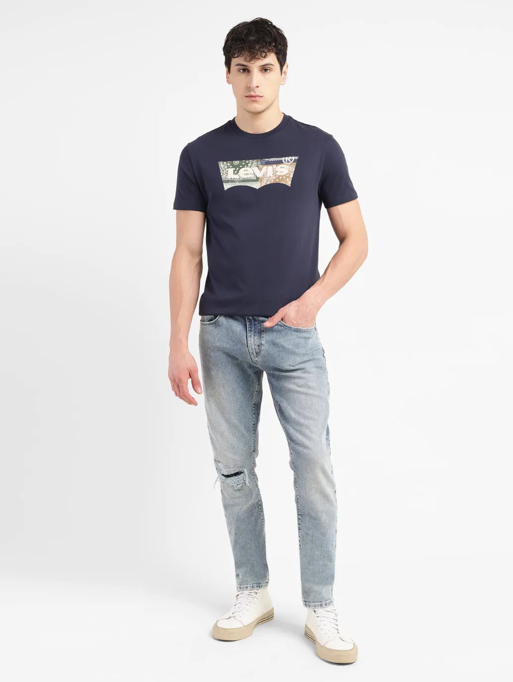 Men's 512 Mid Indigo Slim Tapered Fit Jeans