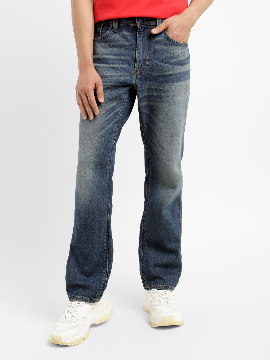 Men's 541 Blue Tapered Fit Jeans