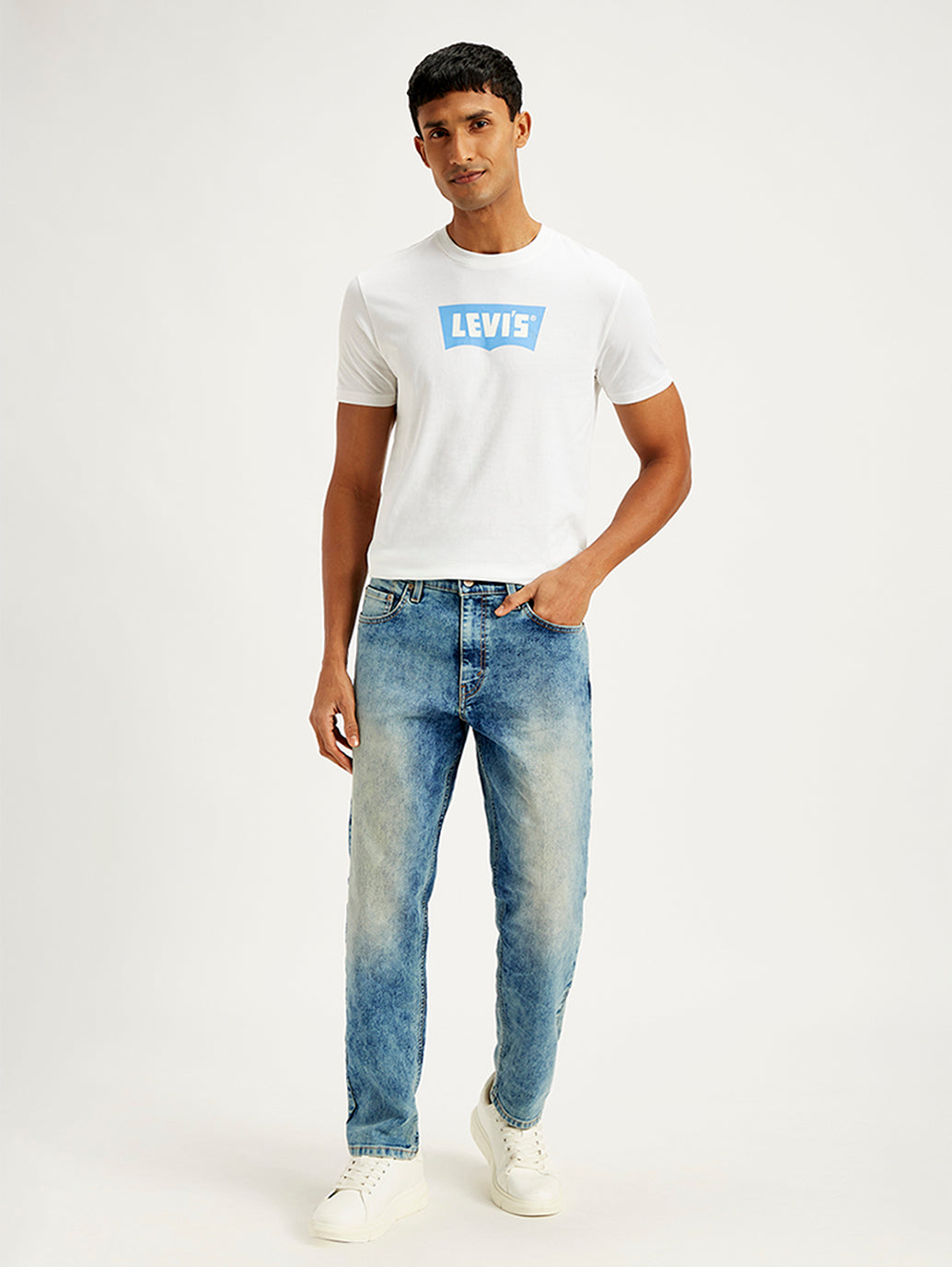 Men's 550 Blue Relaxed Fit Jeans