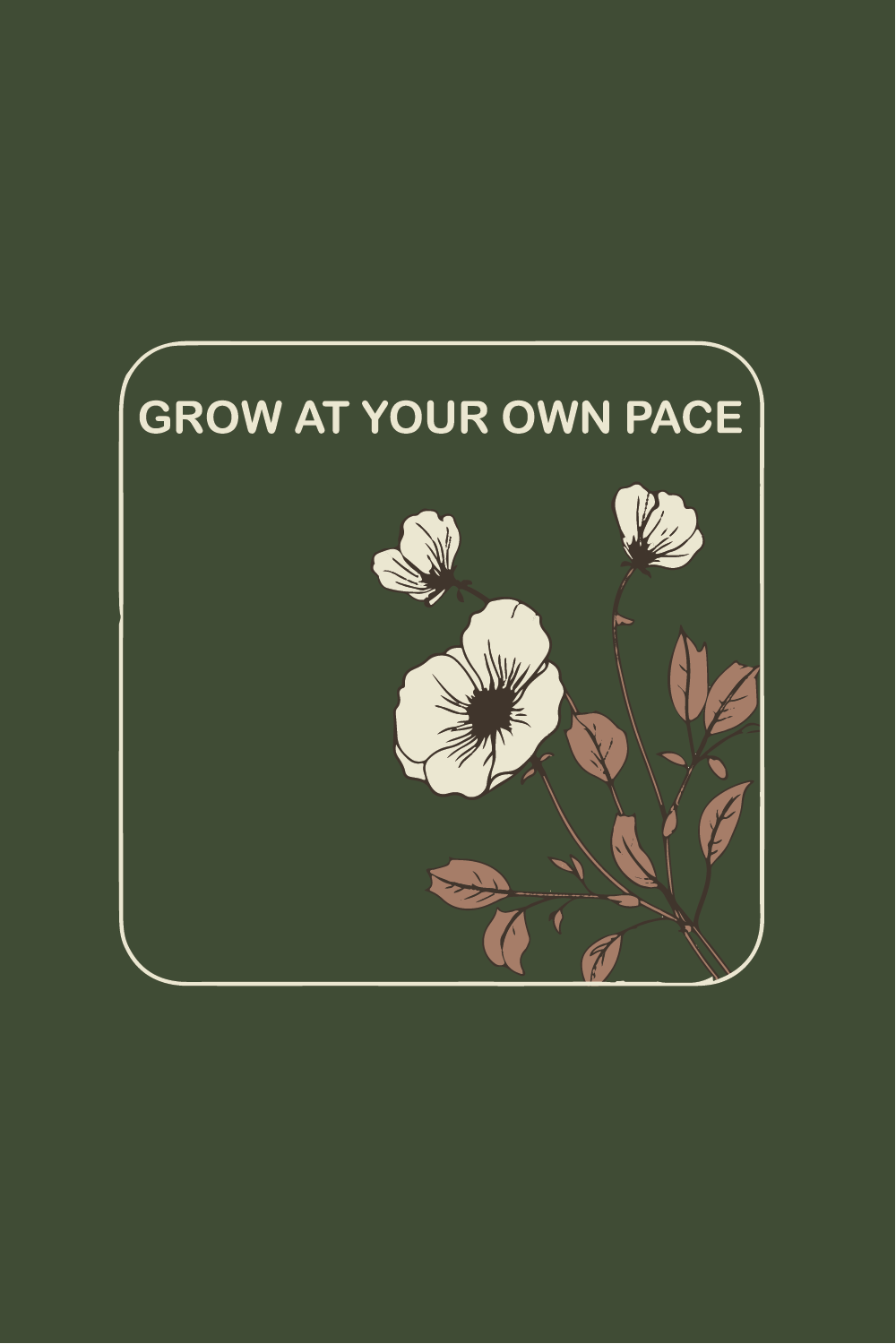 Grow at Your Own Pace Classic Hoodie