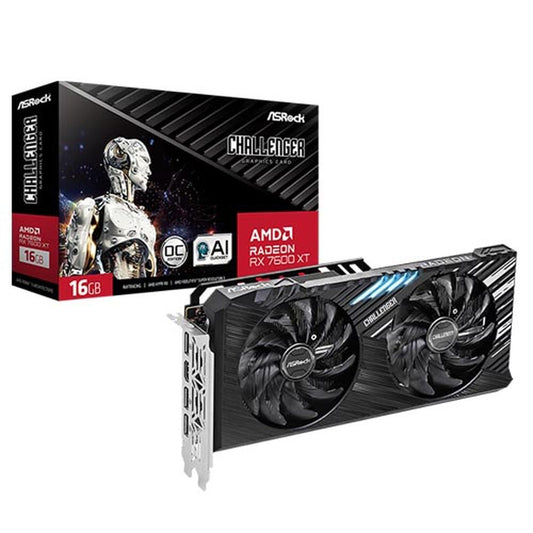 ASROCK Radeon RX 7600 XT Challenger OC 16GB AMD Graphic Card