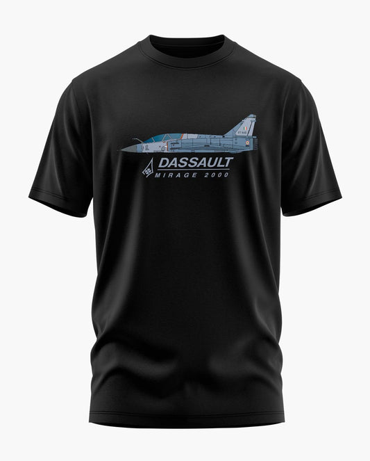 Dassault Mirage 2000 Signature LuxeSoft Cotton T-Shirt