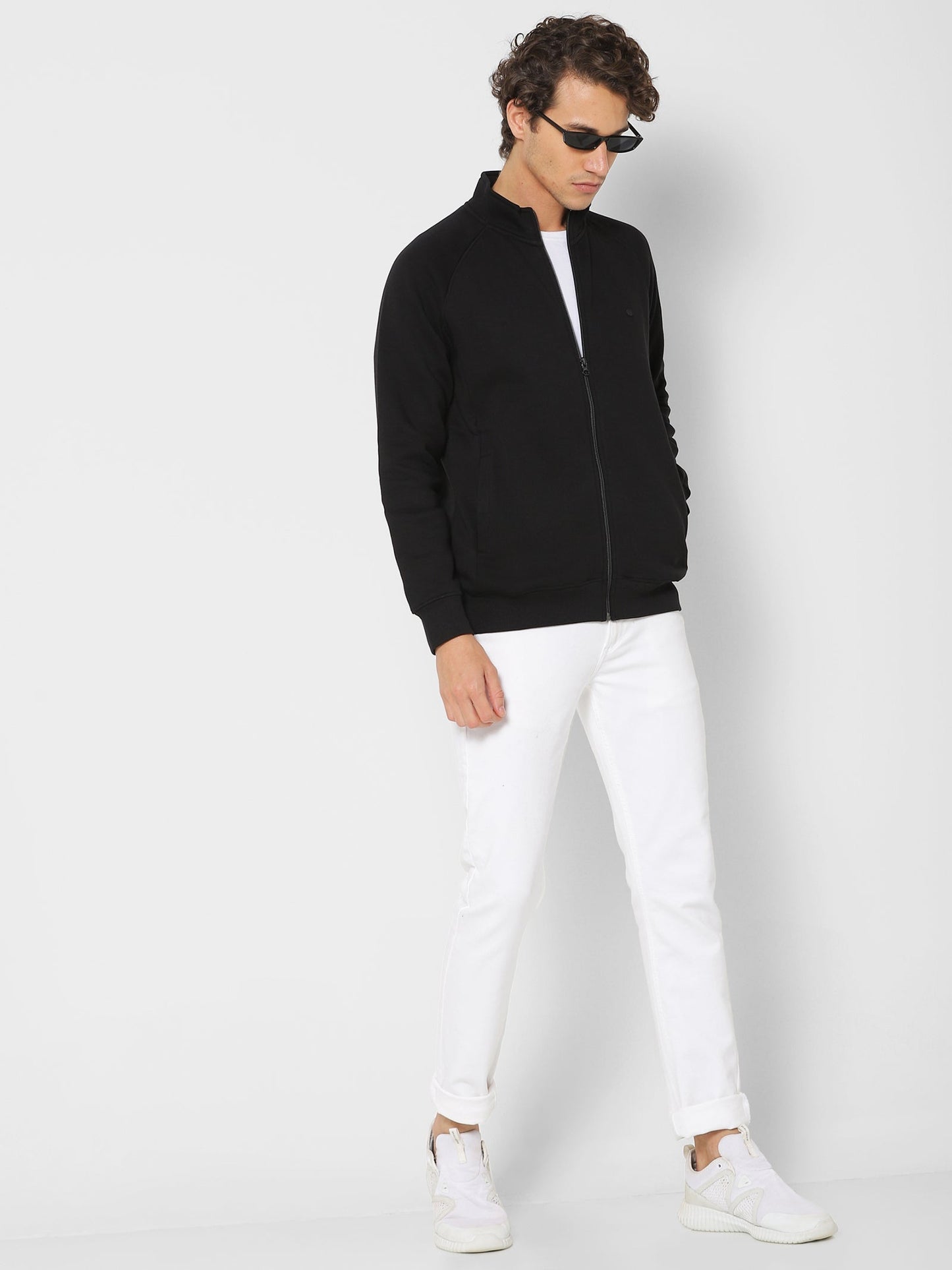 Black Fleece High Neck Sweatshirt