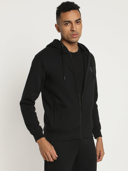 Black Fleece Hooded Sweatshirt