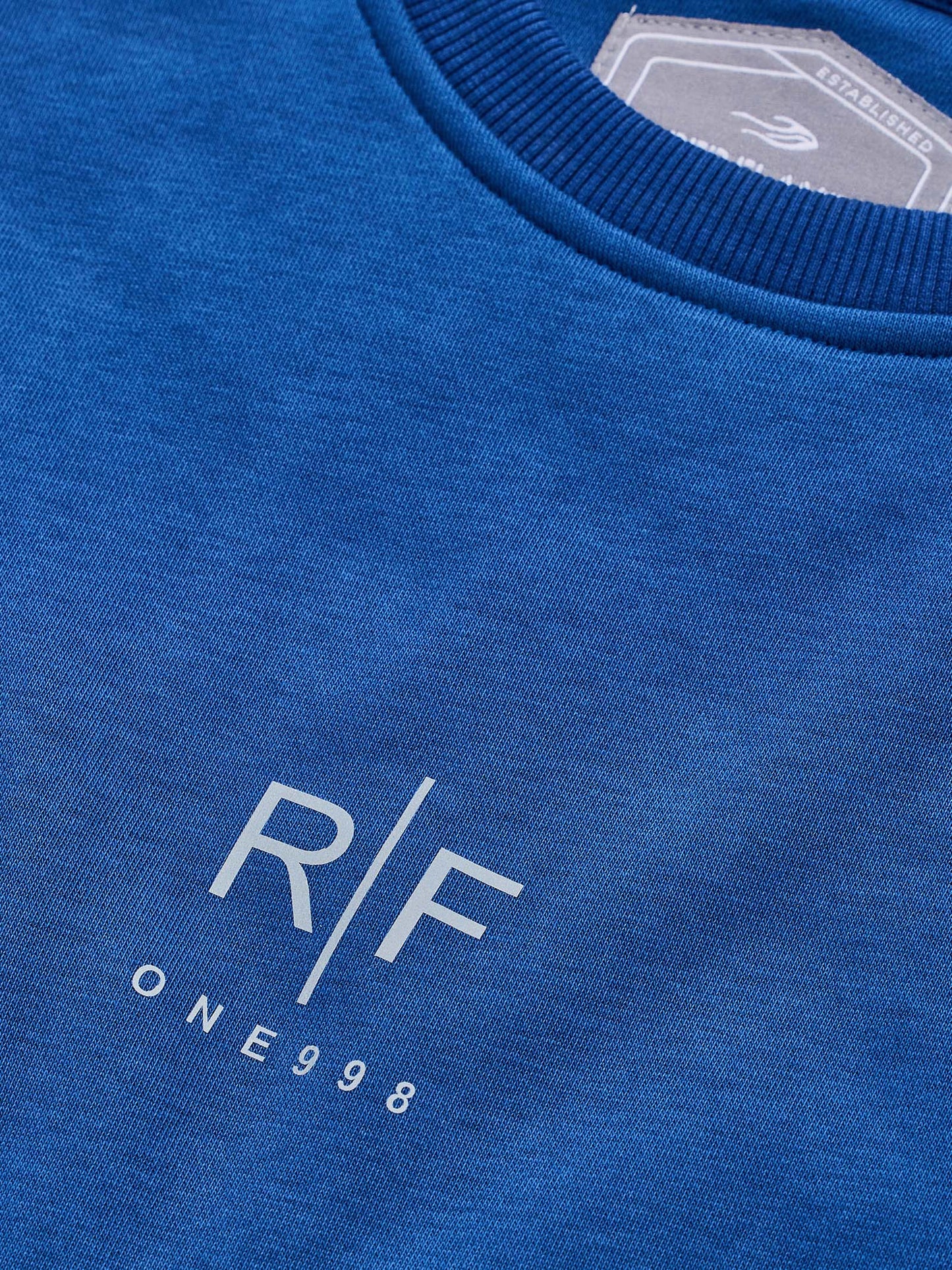 Blue Fleece Crew Neck Sweatshirt