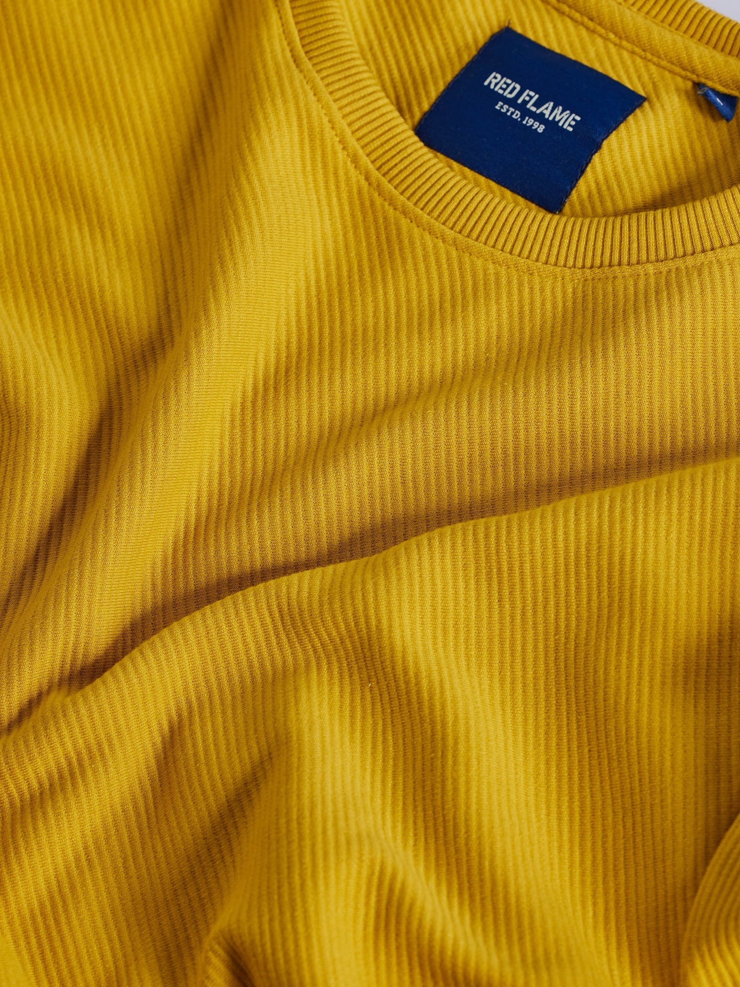 Yellow Ottoman Crew Neck Sweatshirt