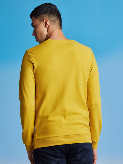 Yellow Ottoman Crew Neck Sweatshirt