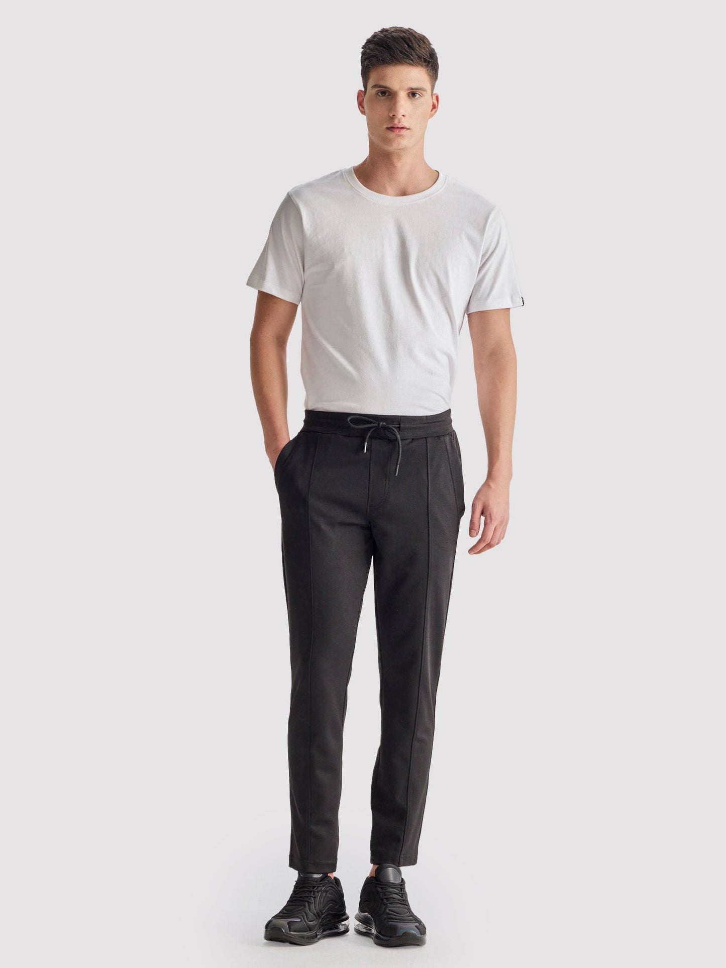 Black 4-Way Stretch Travel Pant