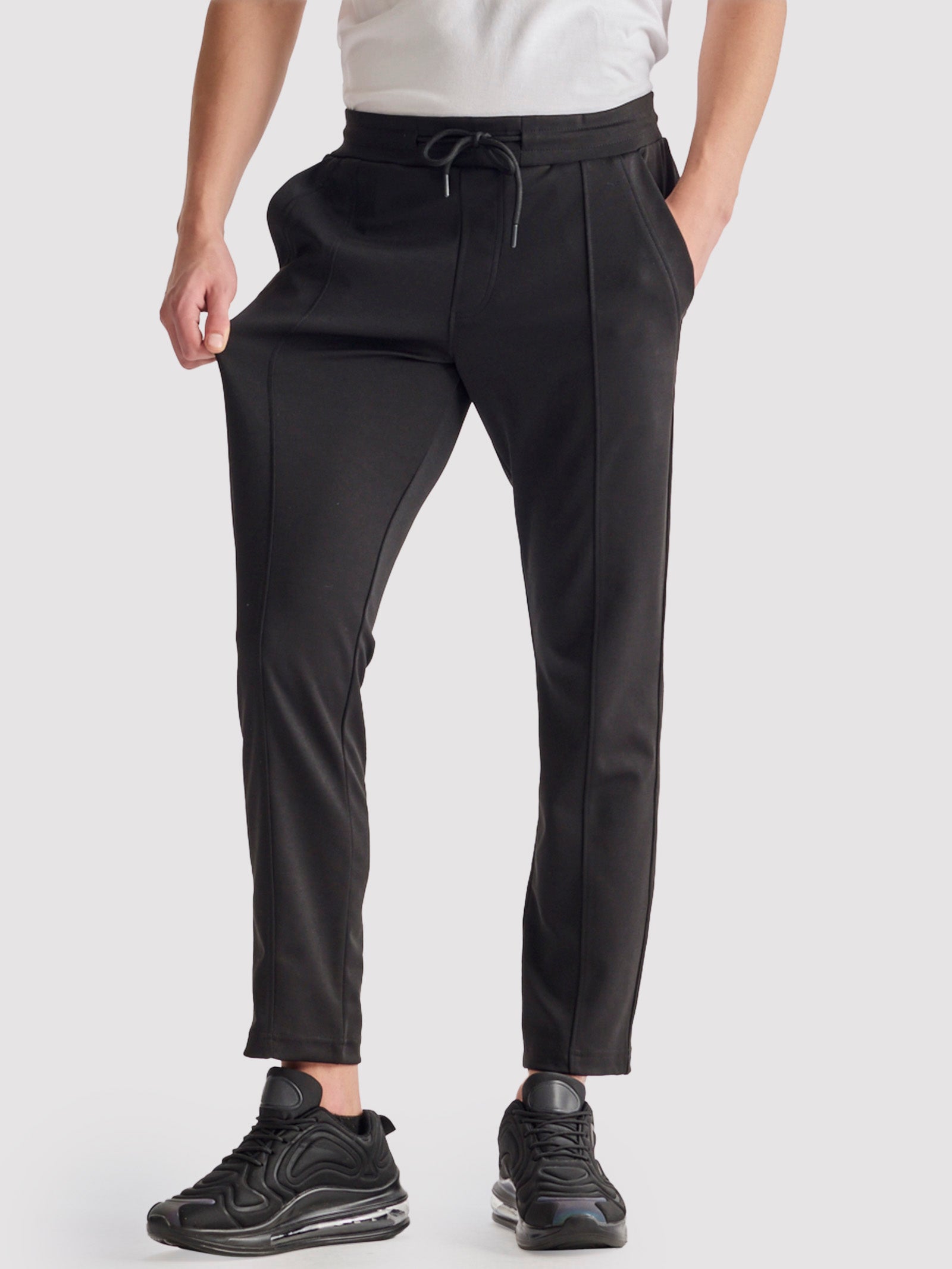 Black 4-Way Stretch Travel Pant