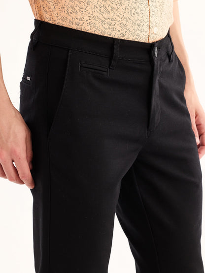 Black Stretch Slim Fit Trouser